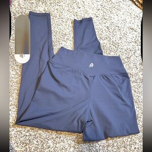 P'tula Deep Blue High-Rise Leggings